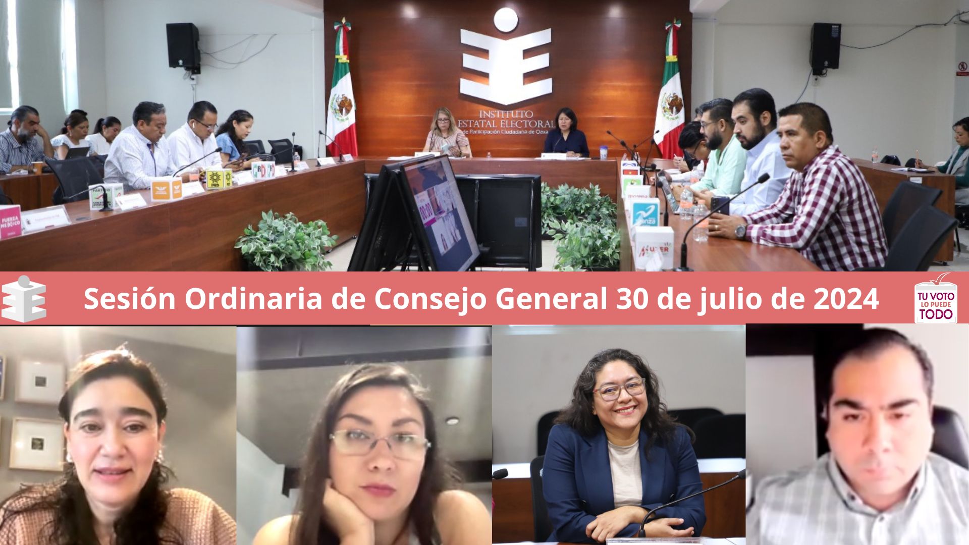 Presentan Informes de Comisiones, Órganos Desconcentrados y sobre asistencia de la Estrategia Nacional de Educación Cívica